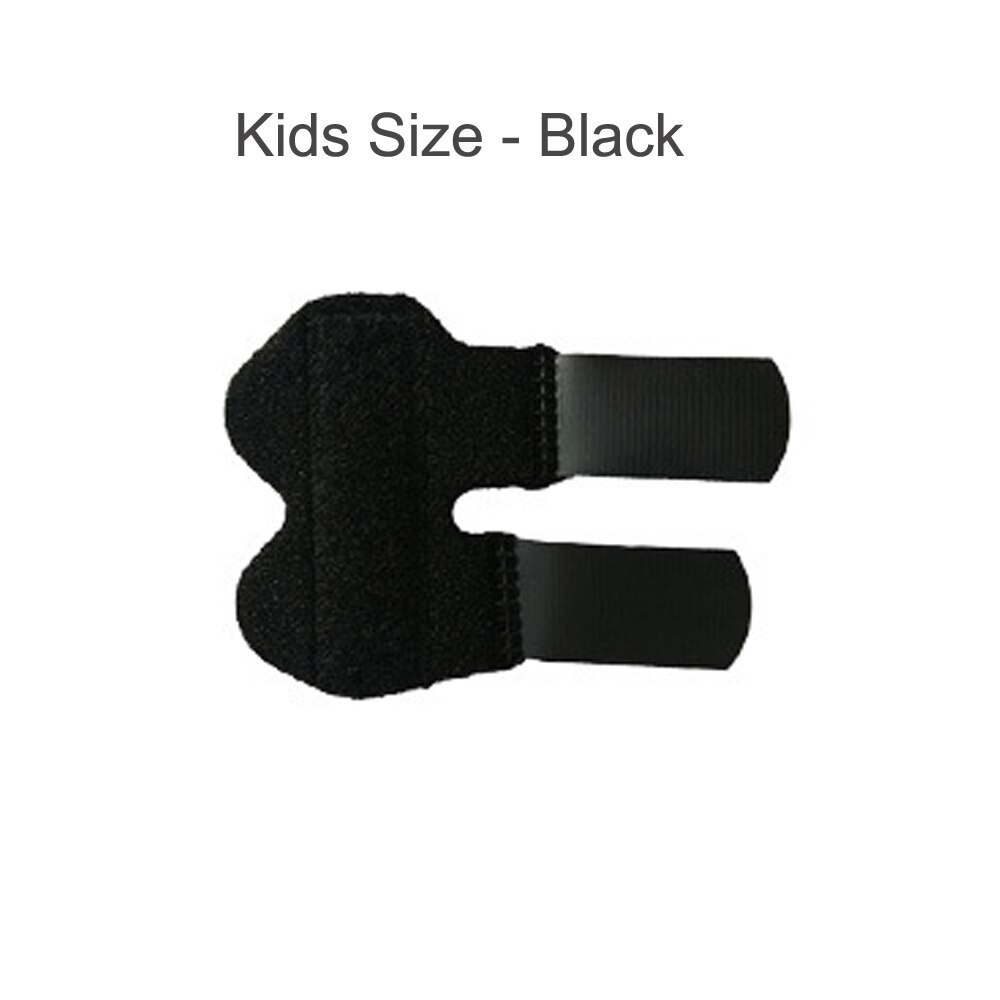 Trigger Finger Splint Supports Brace for Middle Ring Index Thumb Pinky Breaks Fractures Hands for Arthritis Pain Sport Injuries: Kids - Black