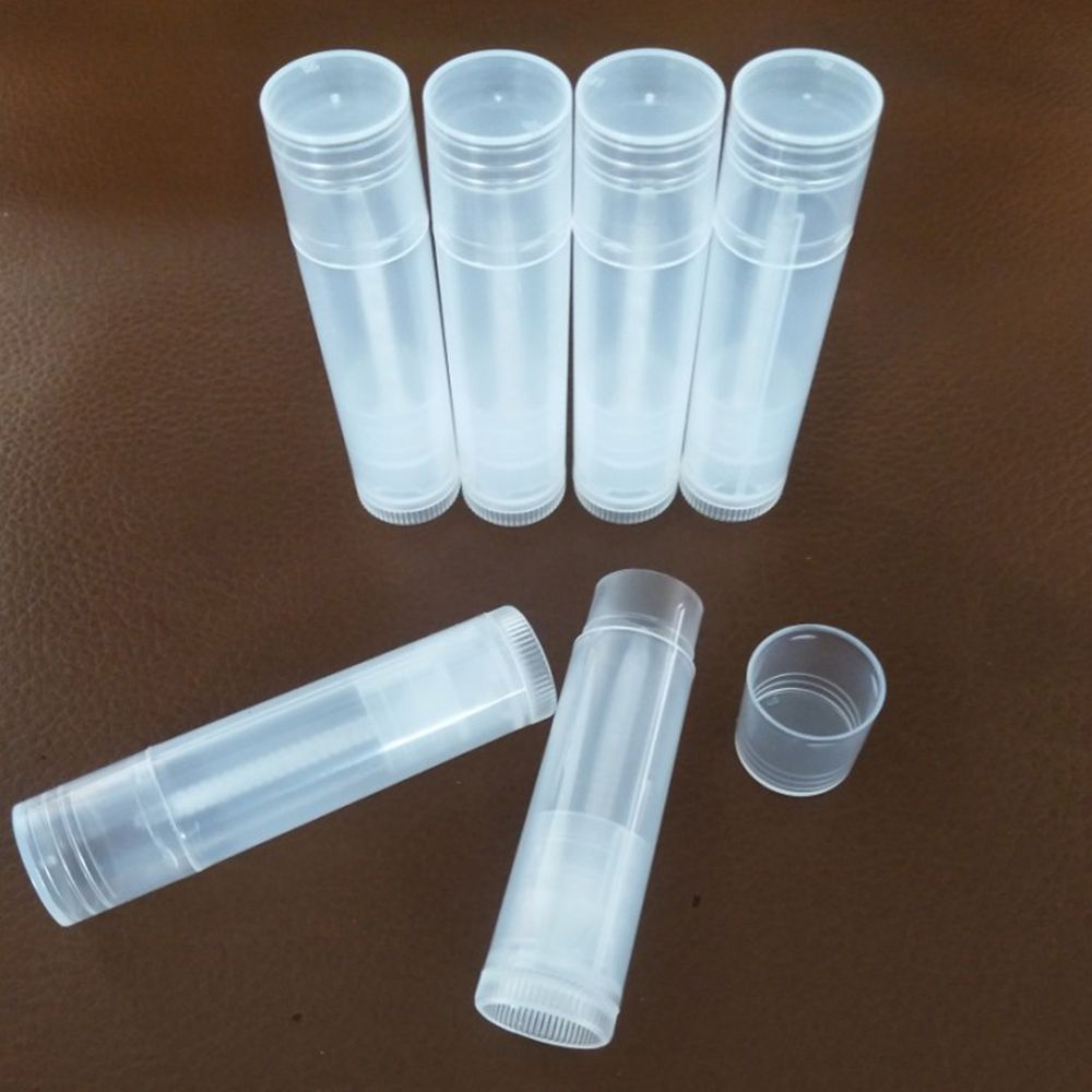 10 pcs Lege Clear Transparante Lippenbalsem Tubes Containers Cosmetische Lippenstift Flessen 5g DIY Chapstick Lip