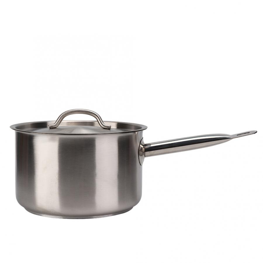 Soep Potten Rvs Composiet Bodem Koken Pot Enkel Handvat Steelpan Met Deksel Keuken Kookgerei Kookpotten