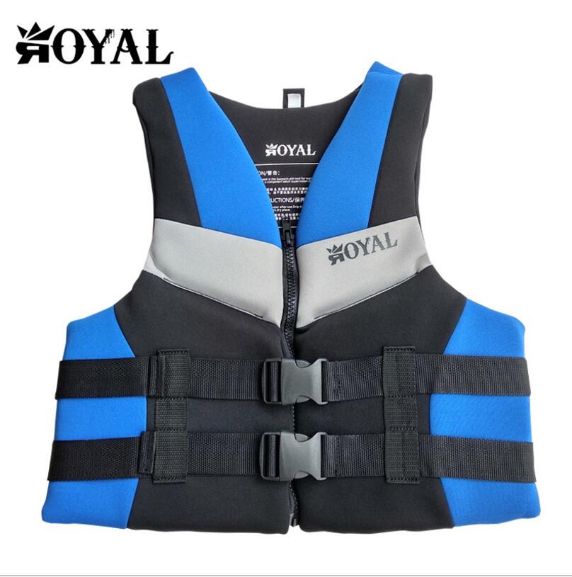 Di alta qualità Per Adulti giubbotto di salvataggio surf EPE rosso Anti-Uv vestito galleggiabilità vita adulta giubbotto di salvataggio di pesca della maglia di nuoto: Blu / XS(45-60kg)