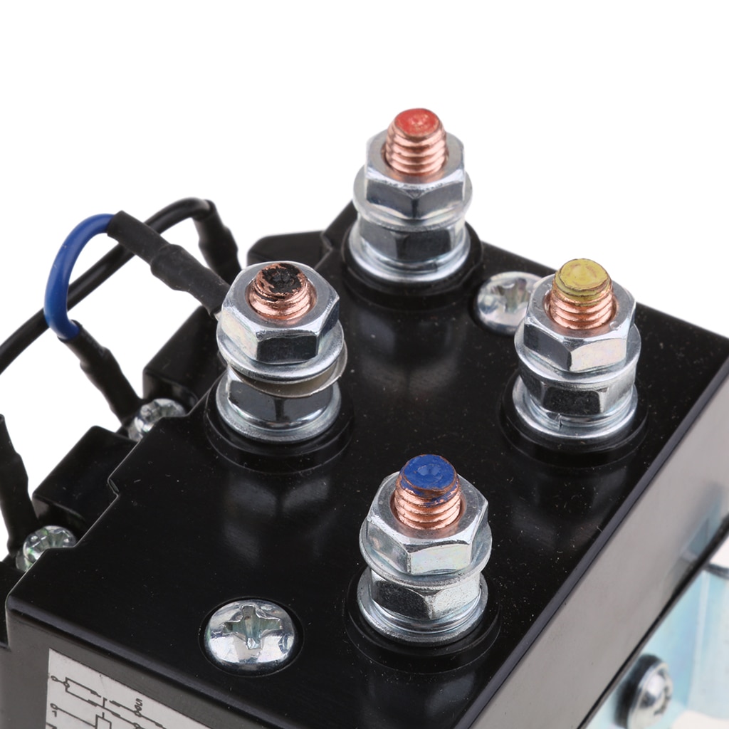 Heavy Duty 12V DC Winch Reversing Solenoid Relay 200A ATV Switch