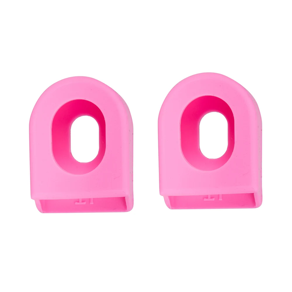 Protector de cubierta de bielas de varios colores, Protector de silicona para piñón de bicicleta de montaña, cubierta de manivela Shimano, accesorio para bicicleta, 2 uds.: Borgoña