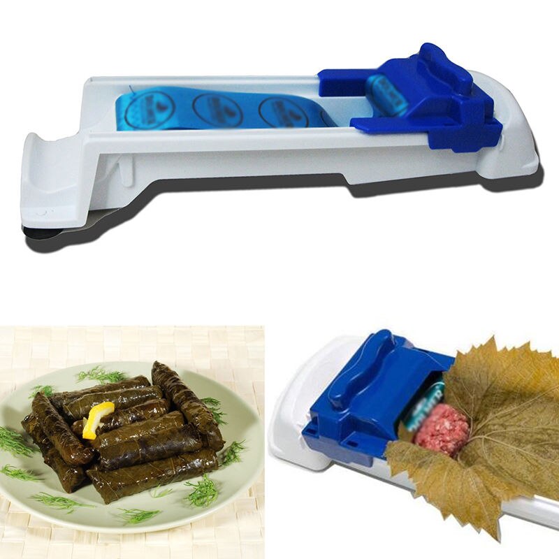 Produktbild von Traubenblatt-Roller Aus ABS – Einfaches Rollgerät Für Kohlblätter, Gemüse Und Fleisch, Spart Zeit, Platzsparend, Ideal Für Sushi & Gefüllte Blätter