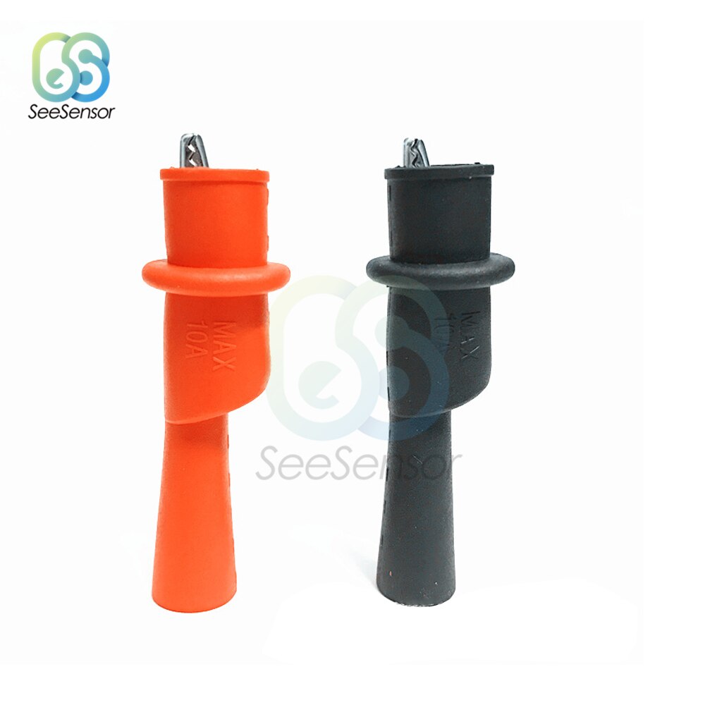 1 Paare Alligator Krokodil Prüfung Clips Schellen für Multimeter Tester Sonde Elektrische Klemme testen Sonde Meter