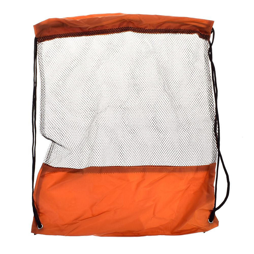 Unisex trekkoord rugzak mesh stoffen zak studenten rugzak sport strandtas schoudertas