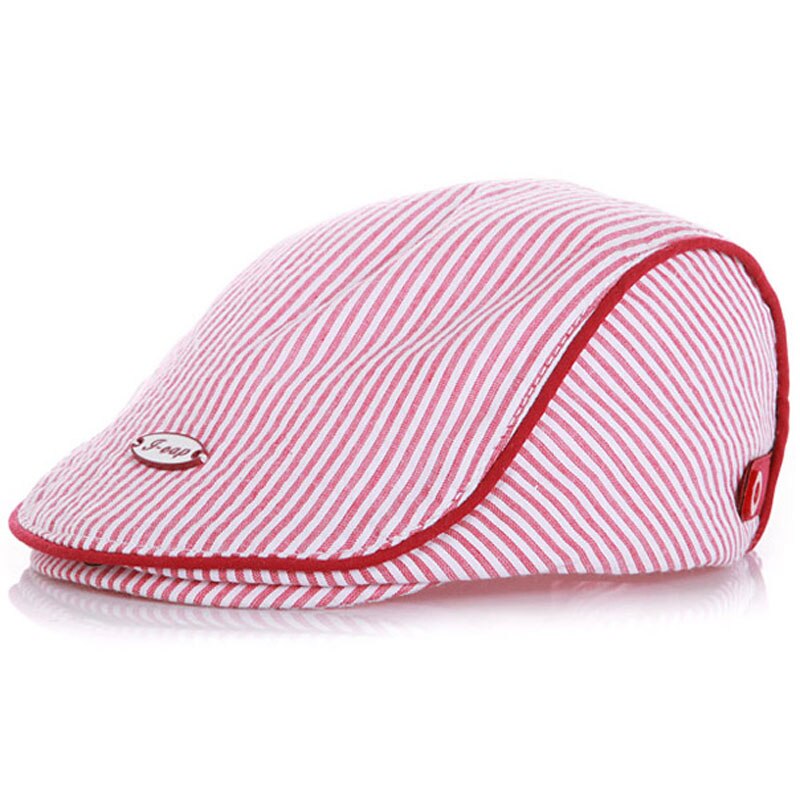 0-2 years spring baby beret hat kids sonbonnet pink blue coffee 3 colors H-011