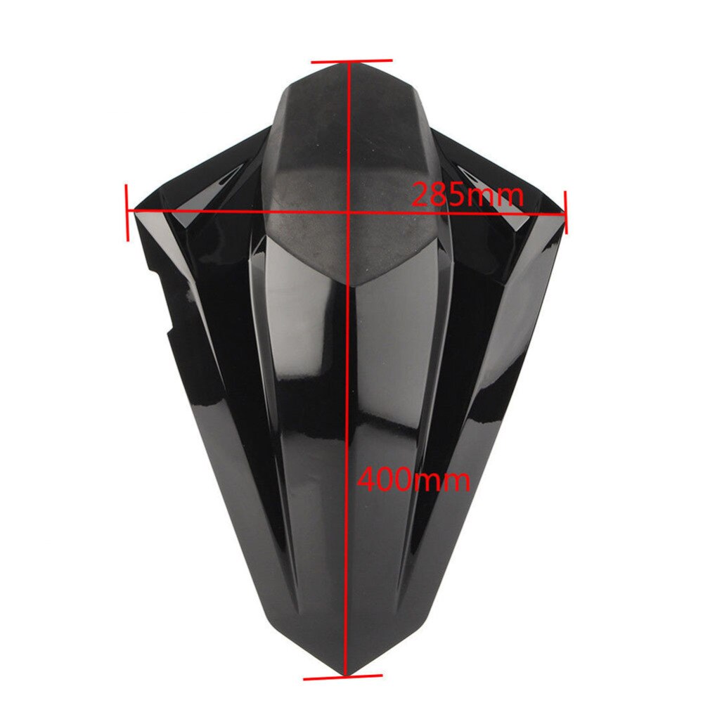 TCMT Rear Pillion Passenger Seat For Kawasaki Ninja 300 2013-2017 - Black Synthetic Leather