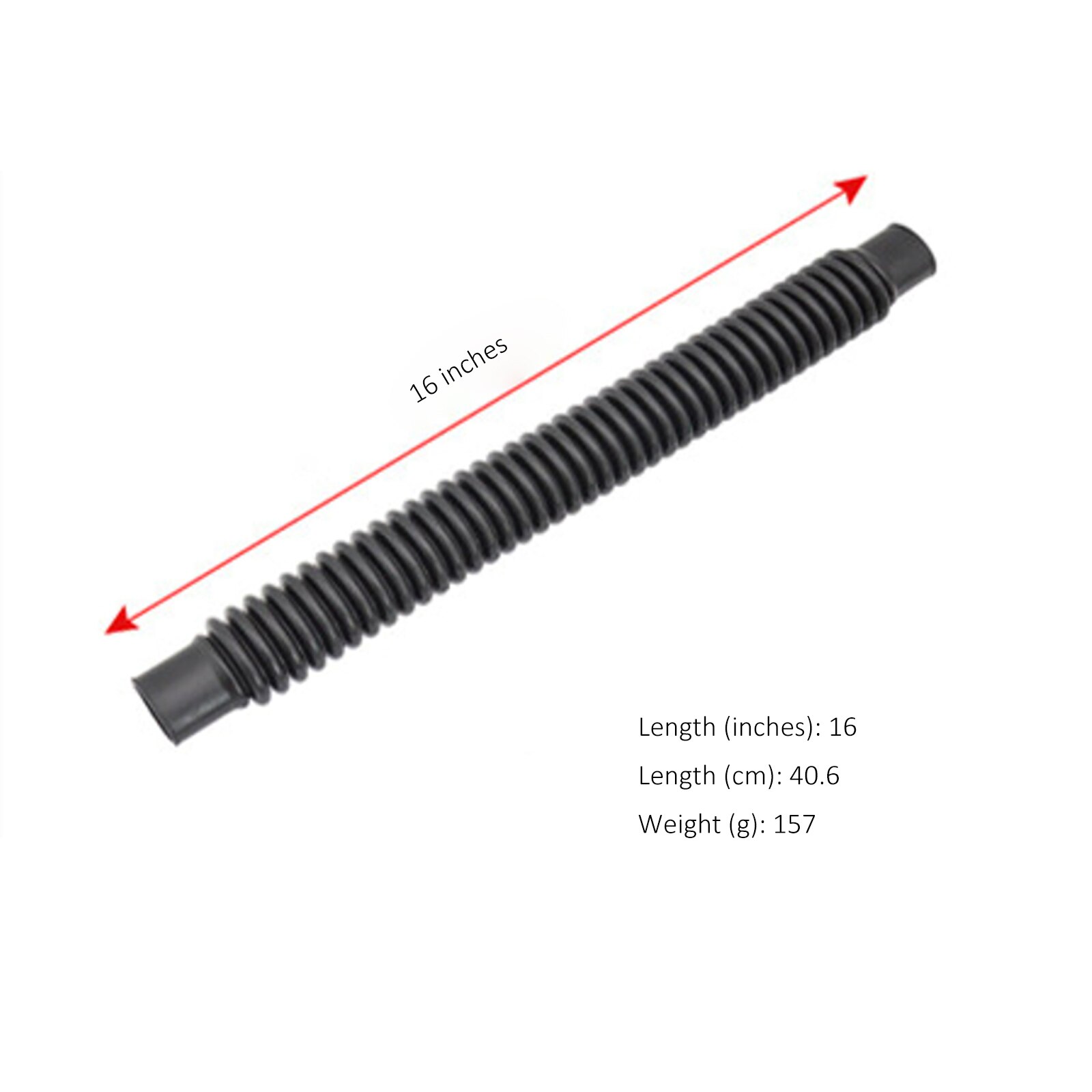 BCD Corrugated Inflator Hose 16inch Easy Installation Flexible Durable Convenient Interesting DIY Scuba Diving Dive Replacement