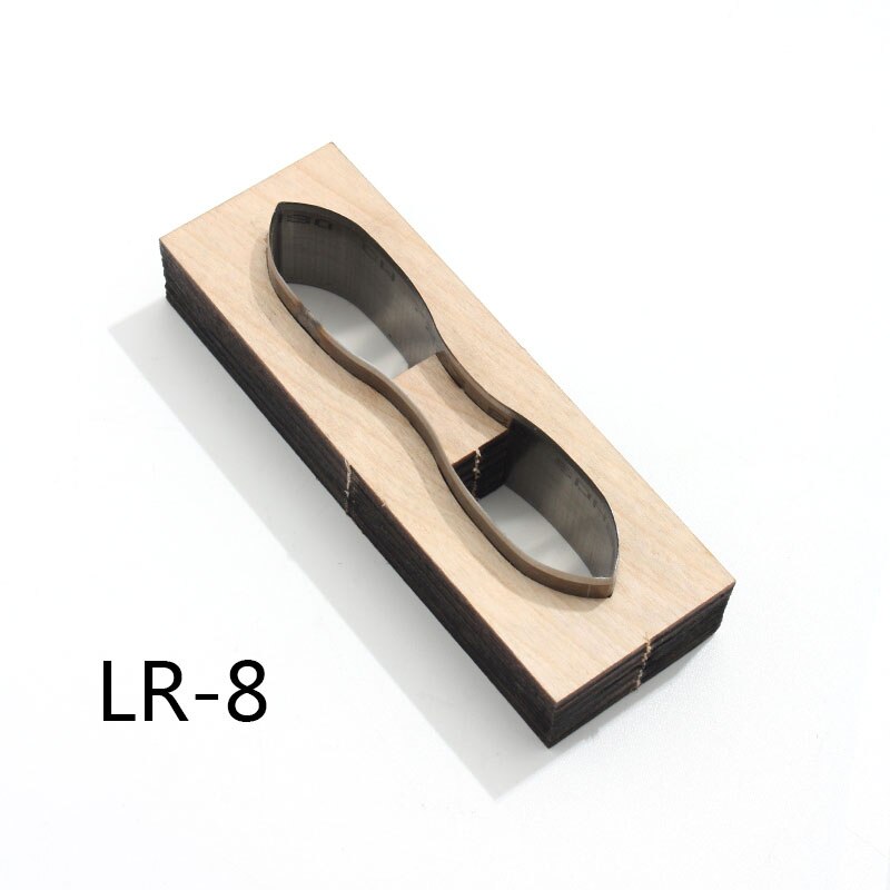 Leather Craft Zipper Puller Cutter Japan Steel Blade Zip Pull Template Cutting Mould Handmade Punching Tools DIY: LR-8