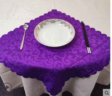 Serviettes de table, serviettes, tapis de table, lingettes, gobelets, restaurants occidentaux, chiffons pliants, plateaux à thé, serviettes, 10 pièces: Bleu marine