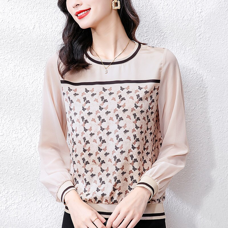 Blouse Dames Katoen Blauw Korte Mouwen Casual - Van Ginkel Mode