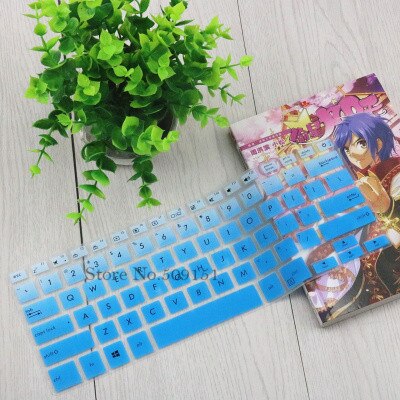 For ASUS ZenBook Pro 14 UX480 UX480FD UX450FD Notebook PC Laptop Keyboard Cover Protector 14 inch (US Layout): Gradualblue