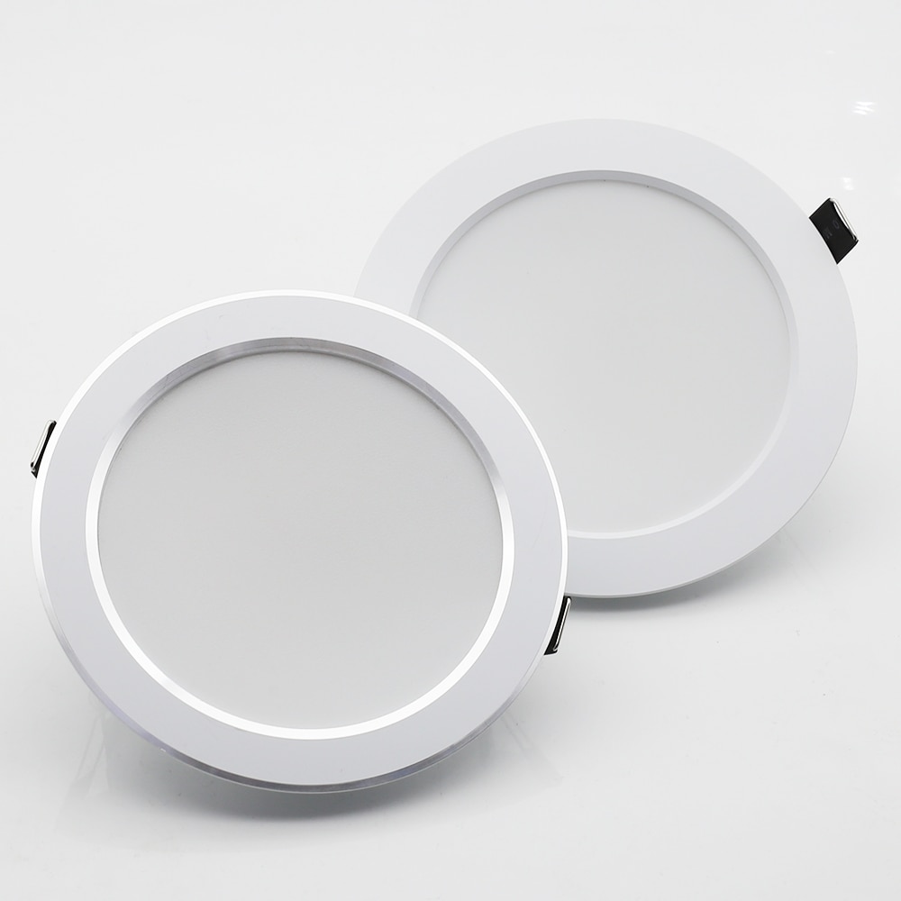 LED Downlight 7W 9W 12W 15W 18W Round Recessed Lamp AC 220V 230V 240V Recessed Ceiling Spotlight Indoor LED Spot Lights Lighting
