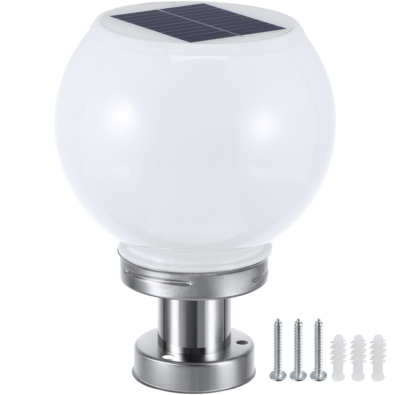 Tuin Post Licht Solar Ball Buitenlamp Wand Aangedreven Decoratie Verlichting Waterdicht