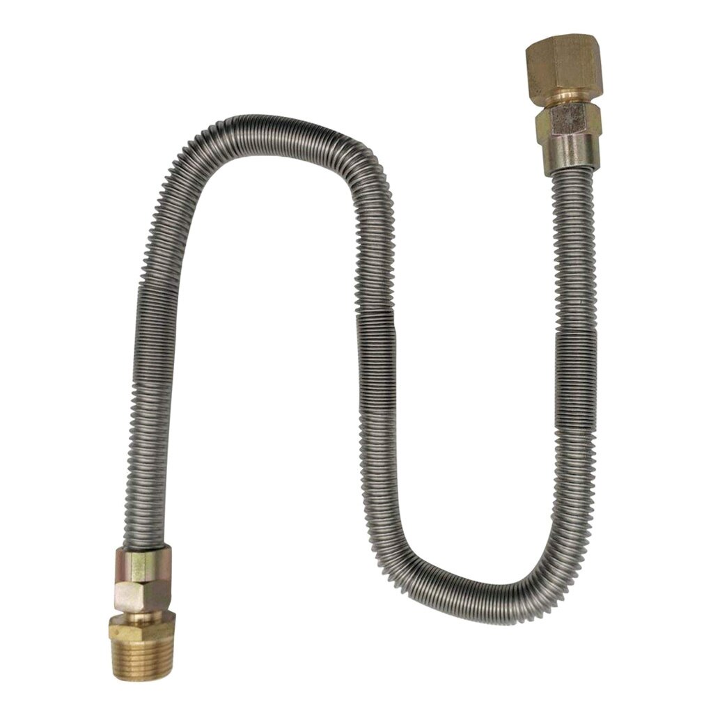 1/2' X 24' Non-Whistle Flexible Flex Gas Line Connector Kit For NG Outdoor Stove Accessories