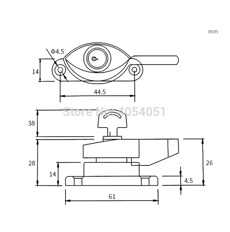 zinc alloy lock window drive knob platic steel window latch sliding door handle furniture hardware part pull bolt window lock