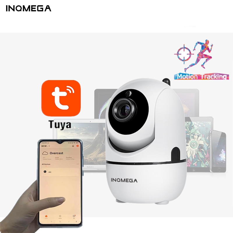 Tuya Wifi Cam Cloud Wireless Ip Camera Intelligent Auto Tracking Van Menselijk Home Security Surveillance Cctv Netwerk Inqmega 1080P