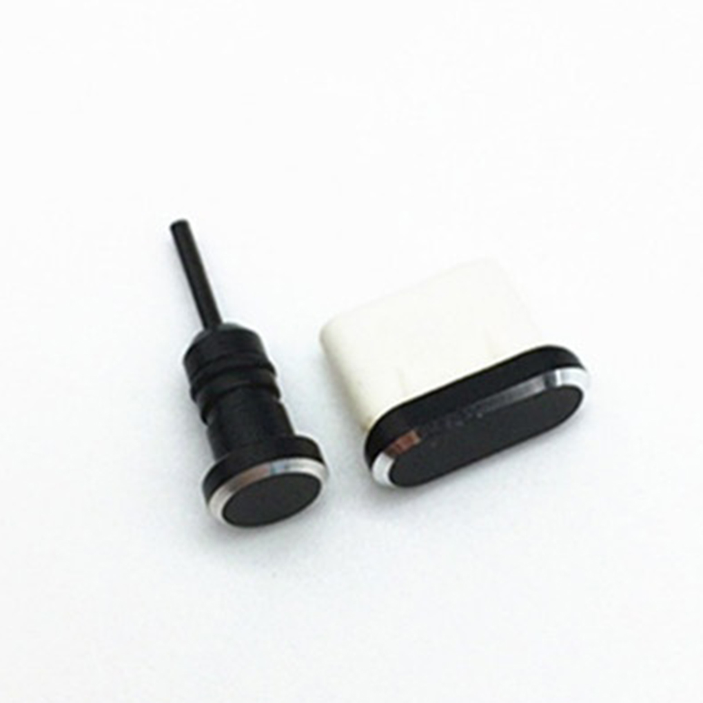 2 unids/set USB polvo enchufe Kit de carga tipo-C puerto de auriculares Jack polvo reemplazo para Xiaomi Huawei Samsung Dust Plug