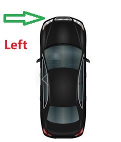 Til vw golf 5 a5 v mk5 2006 2007 car-styling bildør sidespejl glas opvarmet: 1x førerside
