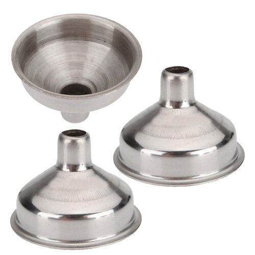 Erschwinglichen 3 stücke edelstahl trichter für Flasche Alkohol flasche trichter große 8mm
