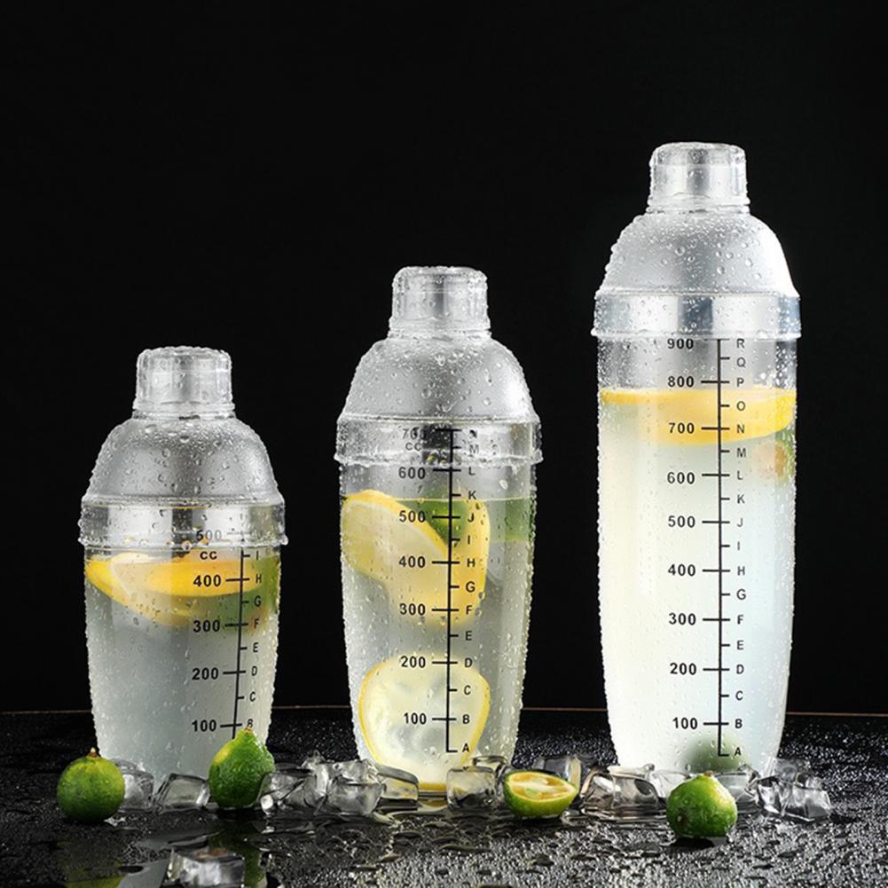Drink Mixer Exquisite Crush Resistance Cocktail Shaker Precise Transparent Cocktail Shaker