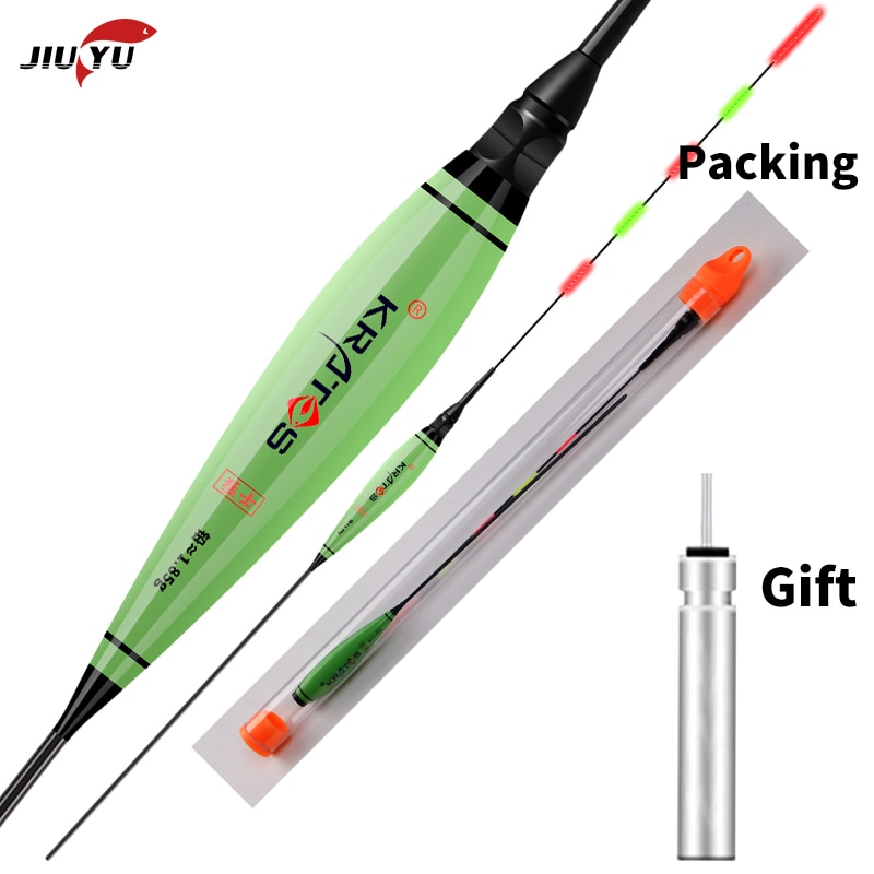 1pcs Fishing Float LED Electric Float Light + Battery Deep Water Float Fishing Tackle Bobber Fishing Gear With electrons CR425