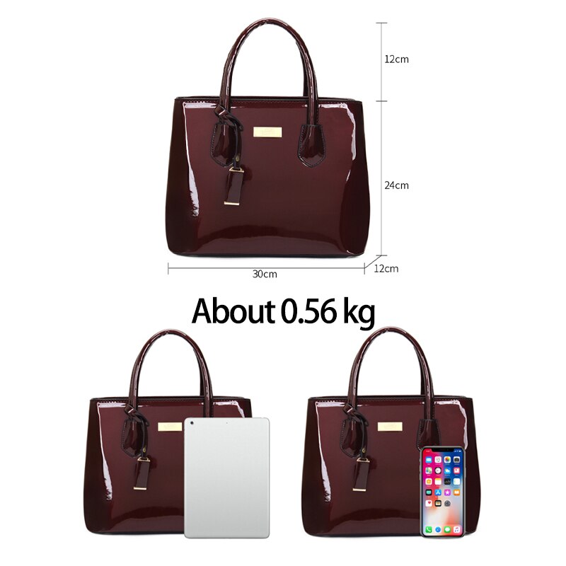 2 In 1 Pu Lederen Spiegel Schoudertassen Voor Vrouwen Luxe Handtas Casual Crossbody Sac een Belangrijkste