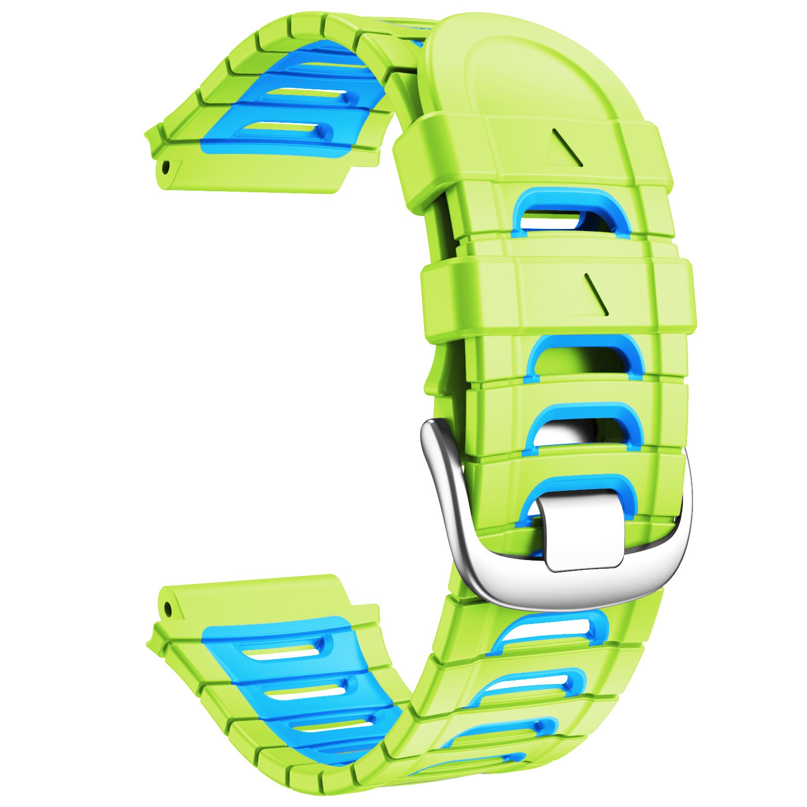 Horlogeband Voor Forerunner 920XT Siliconen Band Kleurrijke Vervanging Polsbandje Zachte Sport Armband: Green Blue