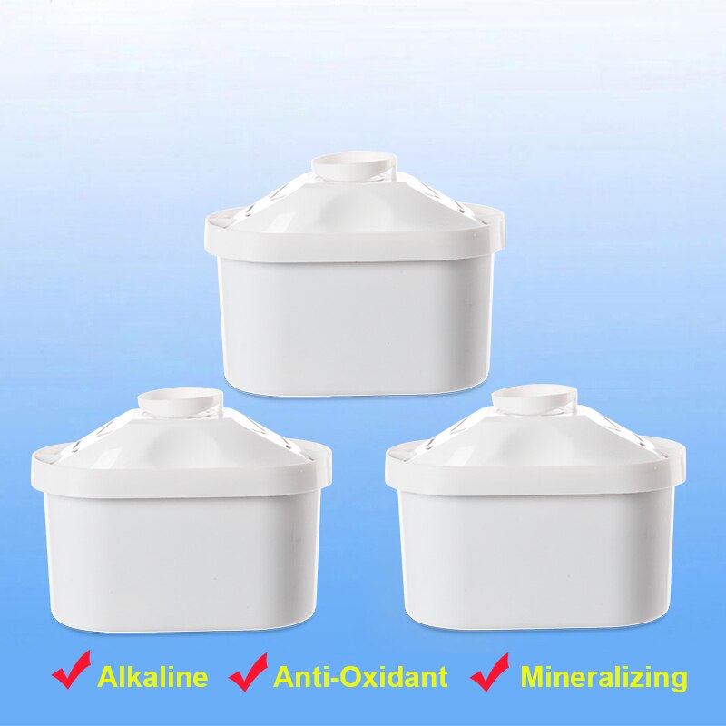 15 Pcs Water Filter Cartridge Filter Universal Water Jugs Home Cartridge Purifier ABS & PP Cotton