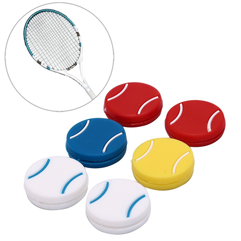 1 Uds amortiguador de Raqueta de Tenis amortiguador para reducir los Tenis vibración de Raqueta amortiguadores Raqueta Tenis Pro brazalete personal