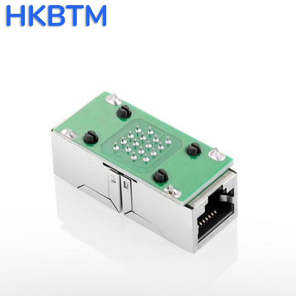 HKBTM Female to Female Network LAN Connector Adapter Coupler Extender RJ45 Ethernet Cable Extension Converter
