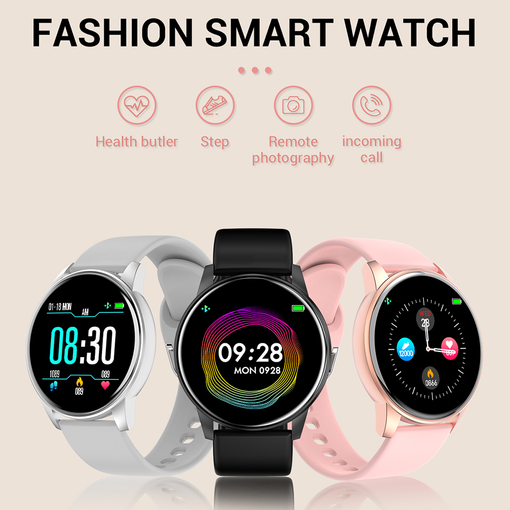 Geekbes G5 Bluetooth Slimme Horloge 1.3 Inch Mannen Vrouwen Sport Horloge Hartslagmeter Pk Q8 Q9 Iwo 8 9 smartwatch Fitness Tracker