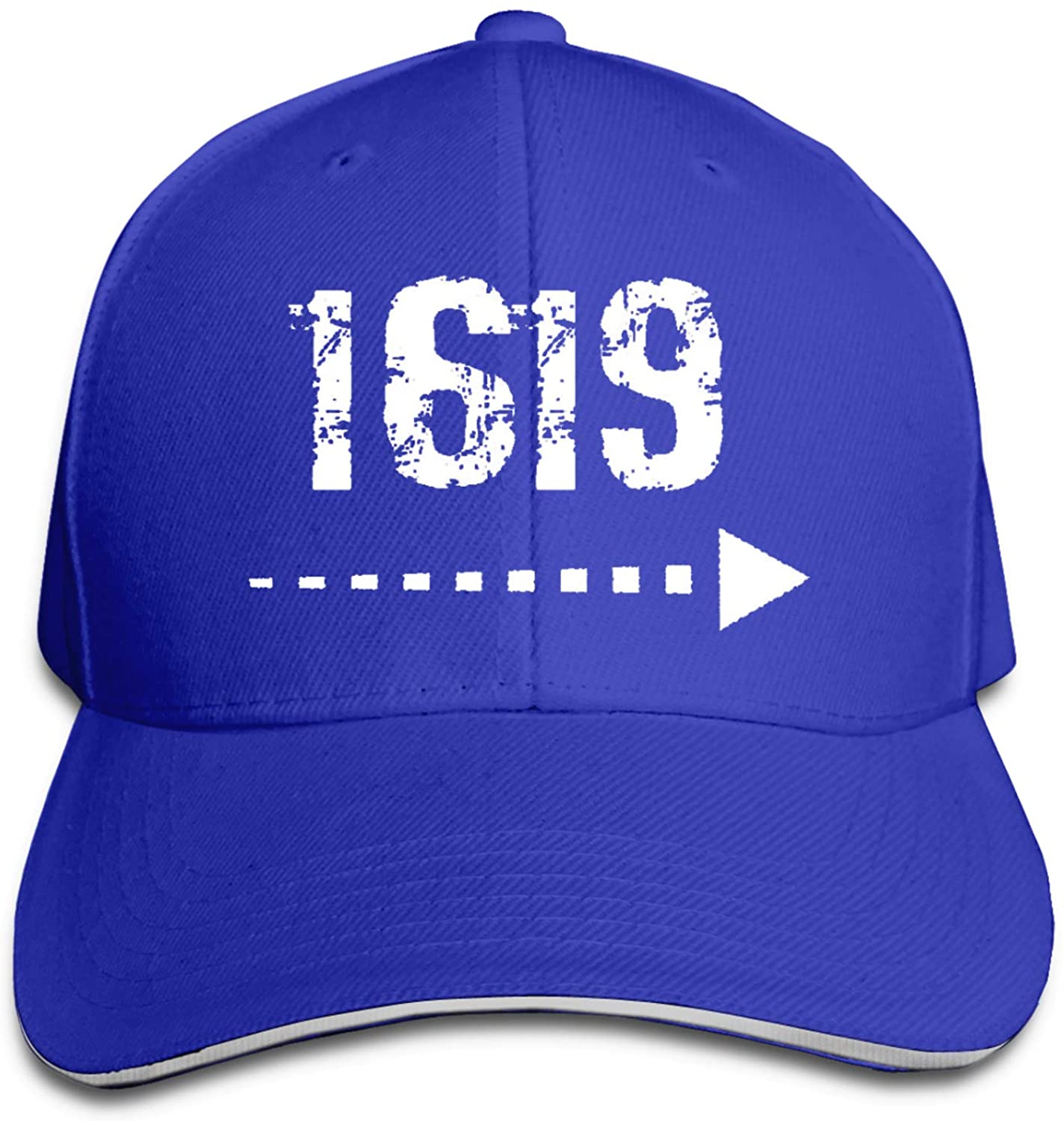 1619 Unisex Sandwich Baseball Cap: Blauw