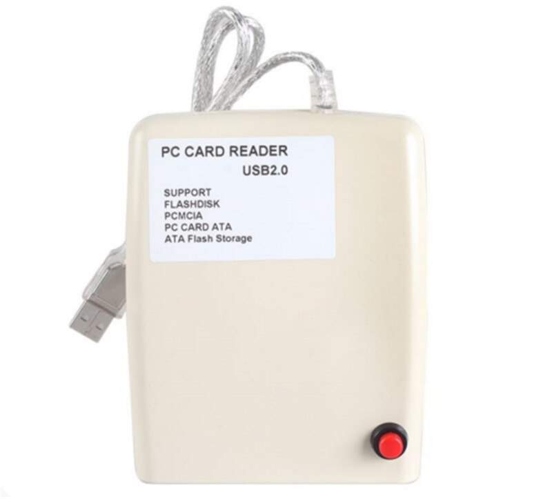 ! Adaptador USB a PCMCIA, lector de tarjetas de memoria de disco Flash, convertidor de adaptador CardBus a USB de 68 pines