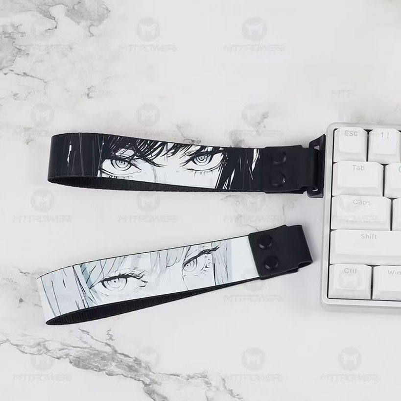 Fita de teclado mecânico, personalização, eixo magnético, pulseira de teclado, wooting atk68, drunkdeer, decoração de tiro: Cáqui