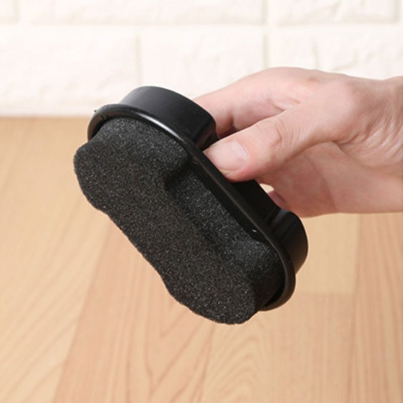 1Pc Double face éponge cirage à chaussures multi-usages sans couleur nettoyage liquide chaussure cire brosse botte sac canapé nettoyant outil AXYC