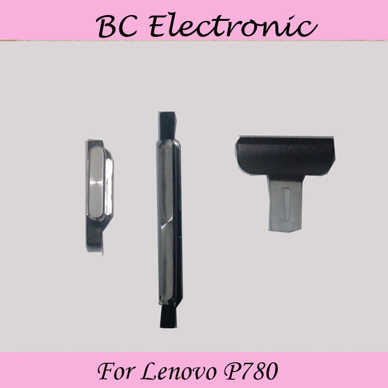 Outside Outer volume button key + Power on/ off button key + charging port for Lenovo P780 phone Black or White