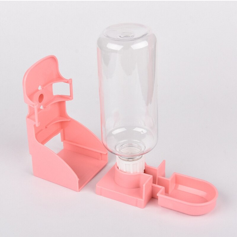 500ML Bird Water Drinker Feeder Waterer Drinker Pet Bird Drinking Water Feeder Bowl Cat Dog Cage Hanging Water Dispenser