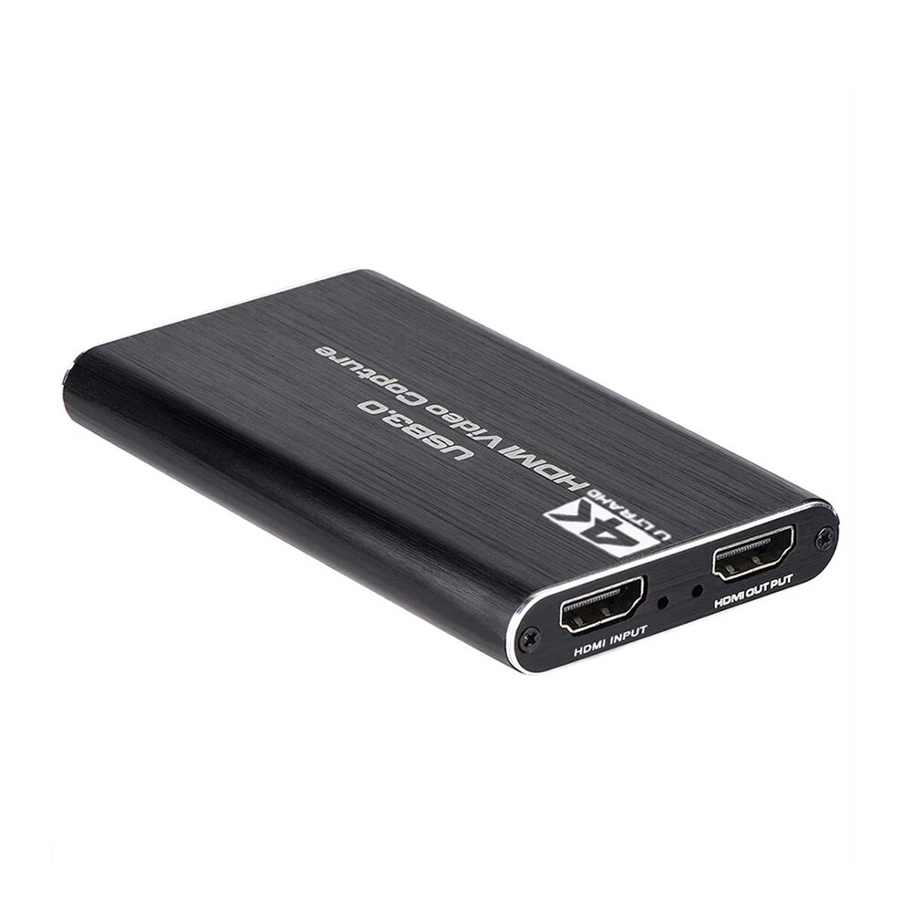 Hdmi-kompatibelt videooptagelseskort 4k skærmoptagelse usb 3.0 1080p 60 fps spiloptagelsesenhed til xbox one  ps4 wii nintendo