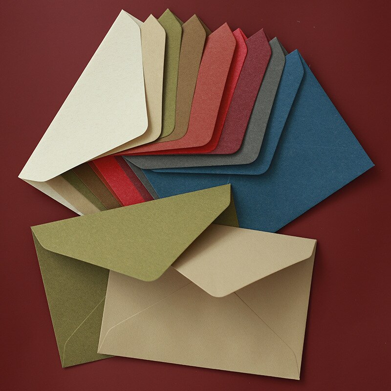 Sobres occidentales con textura de cáñamo en blanco Retro, 20 piezas, tarjetas de felicitación de invitación para de boda, tarjetas de , notas y sobres