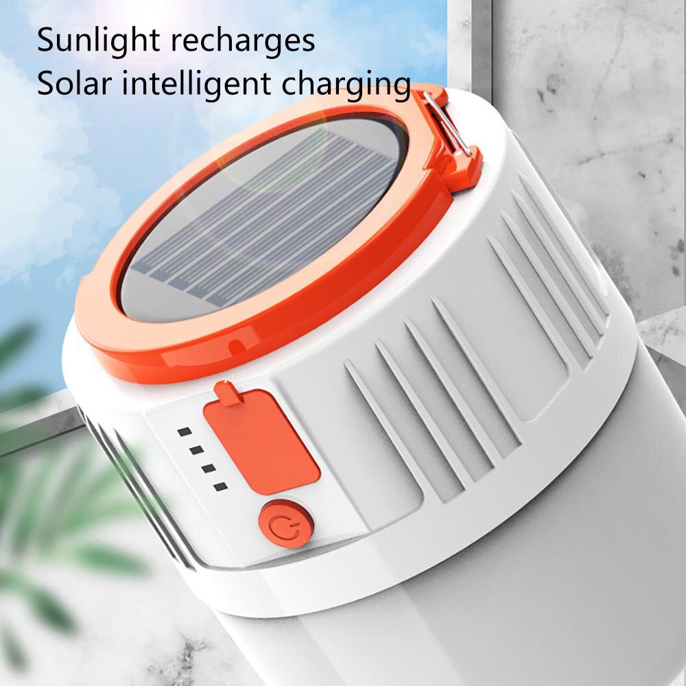 Superljus solenergi uppladdningsbara campingbelysning strömavbrott nödläge nattmarknad stallbelysning hem led mobil utomhusbelysning