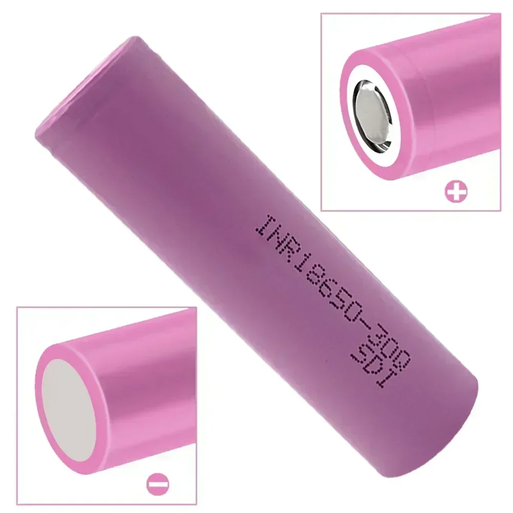 original lithium-ion rechargeable battery, INR1865 battery, 3.7V 18650 3000mAh, INR18650 30Q