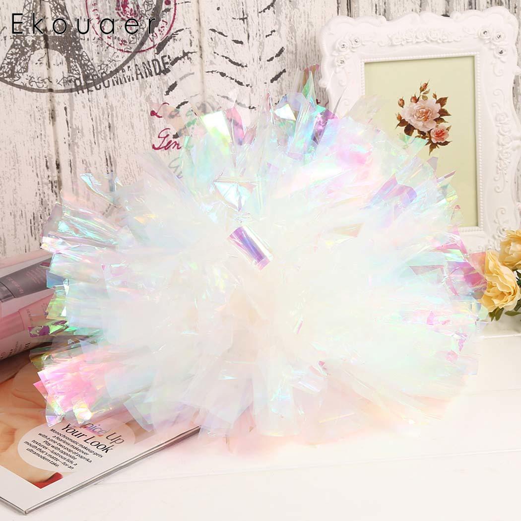 Rainbow Fantasy Cheerleading Flower Ball Colorful Dance Performance PropsMulticolor 30CM Sports Matches etc 1