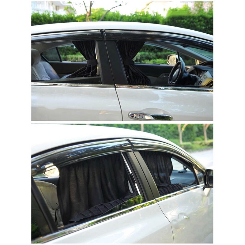 2 Stks/set Universele Car Side Window Zonnescherm Gordijnen Auto Windows Gordijn Zonneklep Jaloezieën Cover Voor Subaru Auto Alle Modellen zijn