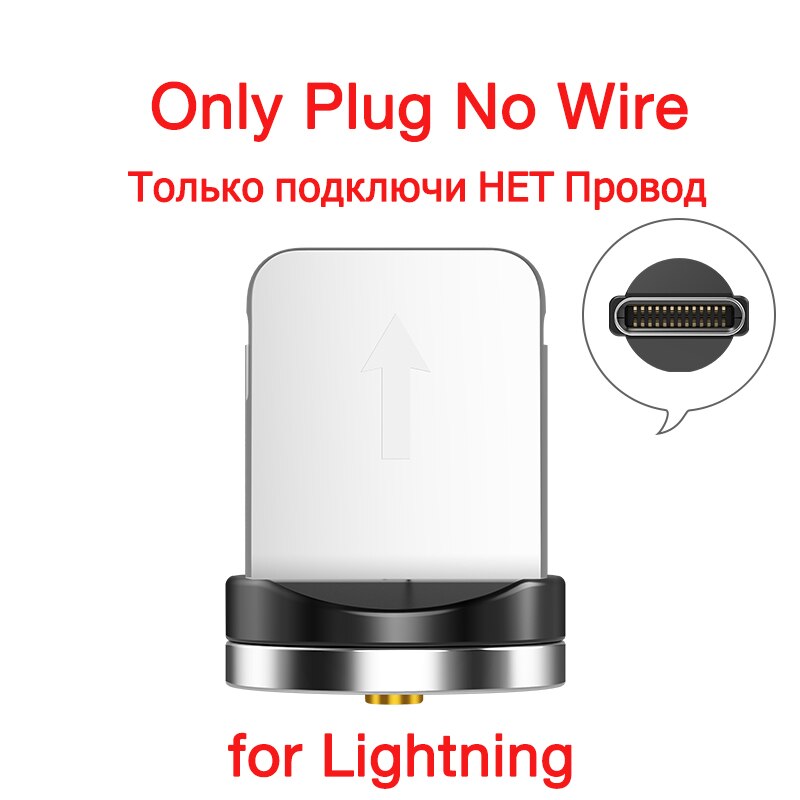 Cafele USB Cable for iPhone / Micro USB / Type C Magnetic LED Lighting USB Cable for iPhone XS Xiaomi Pocophone F1: Only for iPhone plug