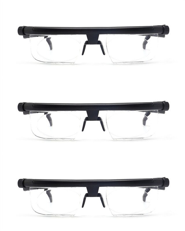 Adjustable Glasses Variable Focus Vision Distance Reading Protection Driving Health Eye Against geiyanjing Safety Eyeglass: 3Glasses