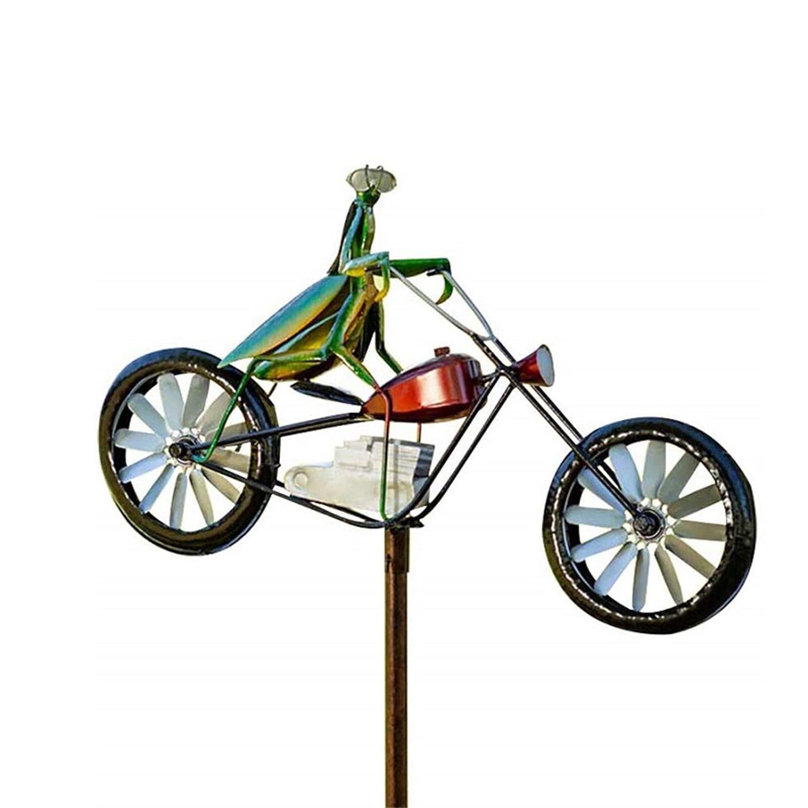 Metalen Wind Spinner Dier Bike Wind Spinner Tuin Decoratie Riding Bike Wind Spinner Tuin Decor Metalen Sculptuur: C