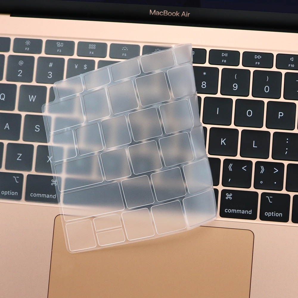 Klawiatura pokrywa dla Macbook Air 13 11 Pro 13 15 16 17 12 dotykowy TPU silikonowy Protector Film wyczyść ue usa A2251 A2289 A2141 2020