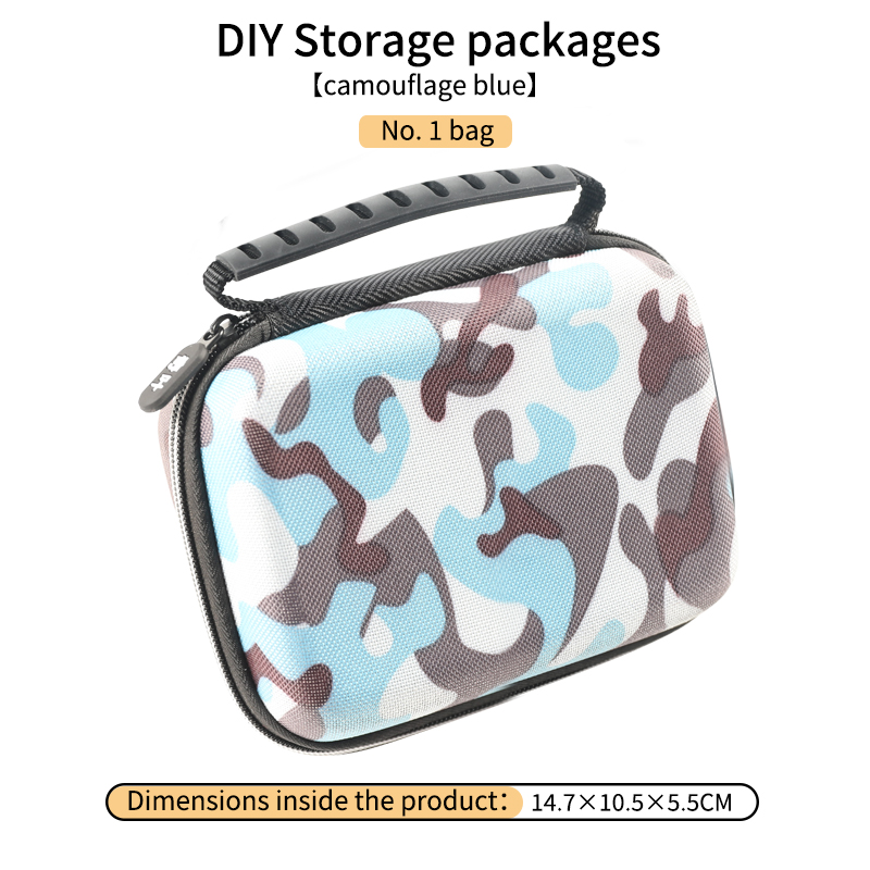 Elektronischer Organizer, DIY-Schwammschutz, Reisekabel-Organizer, Tasche, elektronisches Zubehör, Tragetasche, tragbare tragbare Aufbewahrung: Rot