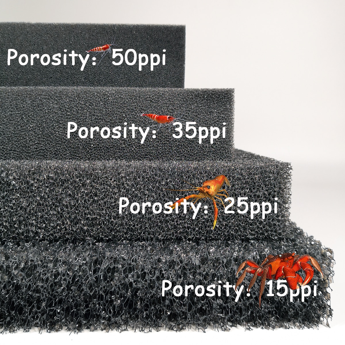 100*100*5cm Haile Aquatische Bio Schwamm Filter Medien Pad schneiden-zu-passen Schaum für Aquarium Aquarium Koi Teich Aquatische Porosität